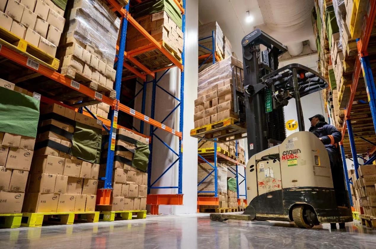 萬緯冷鏈南寧園區(qū)。 人民網(wǎng) 嚴(yán)立政攝